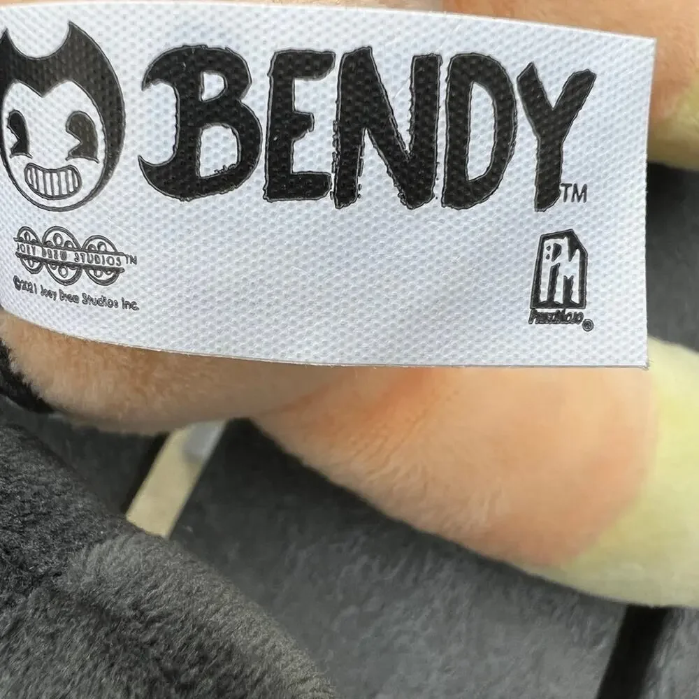 Bendy plush doll with mask